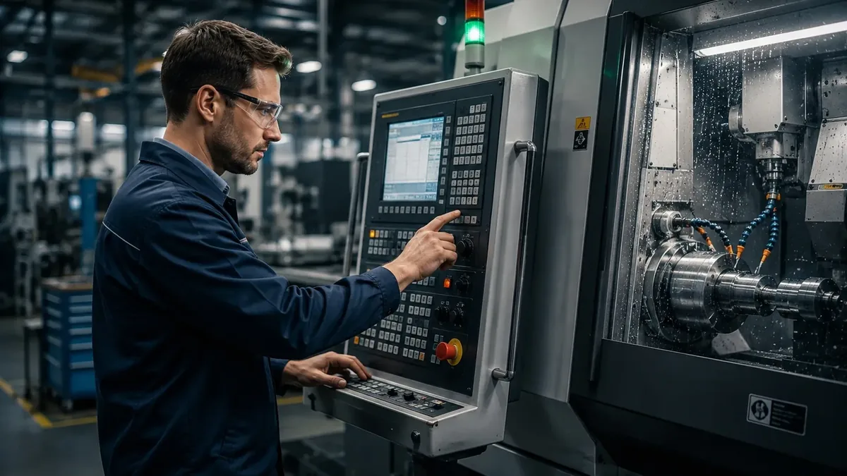Engineer aan een CNC-machine – Executive Search Techniek